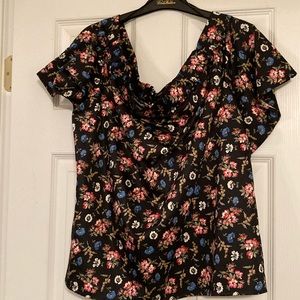 NWT Brooks Brothers Women off the shoulder top.